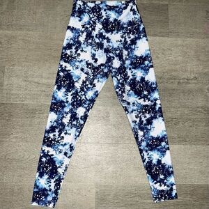 Onzie, Stardust Galaxy Print High Rise Midi Length Basic Legging Women’s X-Small